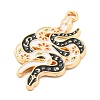 Alloy Enamel Pendants ENAM-K070-06C-G-2