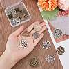 SUNNYCLUE DIY 20Pcs 10 Style Tibetan Style Alloy Pendants PALLOY-SC0004-11-3