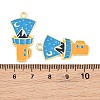 Alloy Enamel Pendants AL-CBA6AEB-11G-01-3