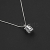 Alloy Prayer Box Urn Ashes Pendant Box Chain Necklace for Women Men PW-WG18929-01-4