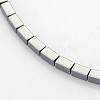 Electroplate Non-magnetic Synthetic Hematite Cuboid Beads Strands G-J213A-02B-1