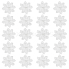 Gorgecraft 20Pcs 3D Flower Polyester Lace Computerized Embroidery Ornament Accessories DIY-GF0006-07-1