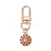 Chinese Blessing Auspicious Alloy Enamel Pendant Decorations HJEW-JM02677-4