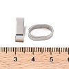 304 Stainless Steel Slide Charms STAS-S133-01P-02-3