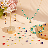 1440Pcs 24 tyle Glass Beads Strands EGLA-GO0001-09-4