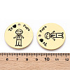 201 Stainless Steel Pendants STAS-T064-37G-3-3