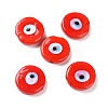 Handmade Evil Eye Lampwork Beads LAMP-E026-01F-1