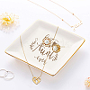 CREATCABIN Porcelain Square Jewelry Holder AJEW-CN0001-06B-5