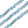 1 Strand Handmade Glod Sand Lampwork Beads Strands LAMP-TA0002-09G-3