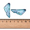 2Pcs Transparent Epoxy Resin Pendants RESI-A044-04A-3