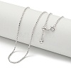 925 Sterling Silver Necklaces NJEW-C052-10P-1