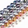 Electroplate Glass Beads Strands EGLA-S194-05A-1