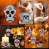 Halloween Diamond Painting Keychains Kits PW-WG7D484-01-3