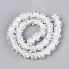 Handmade Foil Lampwork Beads Strands FOIL-T008-02H-1