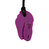 Dinosaur Food Grade Eco-Friendly Silicone Pendants PW-WGBCC5F-03-1