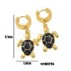 201 Stainless Steel Enamel Hoop Earrings FS-WG6C184-06-2