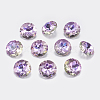 Faceted Glass Rhinestone Charms RGLA-F051-10mm-001VL-1