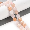 Natural Pink Aventurine Beads Strands G-NH0021-A14-01-2
