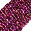 Grade AB Natural Tiger Eye Beads Strands X-G-F591-18-8mm-05-2