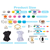 DIY Keychain Bracelet Making Kit DIY-TA0004-19-3