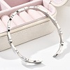 Bamboo Joint 304 Stainless Steel Bangles for Women BJEW-Z092-01P-4