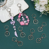 18Pcs Alloy Keychain Clasps KEYC-SC0001-72P-7