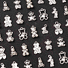 100Pcs 10 Styles Tibetan Style Alloy Pendants TIBEP-CJ0003-11-3