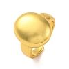 Brass Open Cuff Rings for Women RJEW-G341-04G-03-4