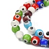 Handmade Italianate Lampwork Beads Strands X-D215-3