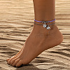 Bohemian Sun & Elephant Alloy Charm 3 Layer Anklets WGD5159-04-1