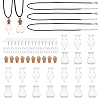 SUNNYCLUE 90Pcs DIY Glass Wishing Bottle Jewelry Sets Kits DIY-SC0014-96P-1