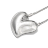 304 Stainless Steel Pendant Necklaces NJEW-G120-01P-2