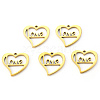 PVD Vacuum Plating 304 Stainless Steel Charms STAS-N092-84G-1