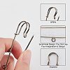 ARRICRAFT 36pcs 6 Colors Iron Safety Pins IFIN-AR0001-07-4