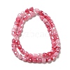 Electroplate Glass Beads Strand GLAA-G088-03A-2