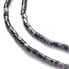 Natural Snowflake Obsidian Beads Strands G-H255-12-2