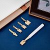 Gorgecraft 5Pcs 5 Style Brass Fourtain Pen Nibs FIND-GF0003-63-5