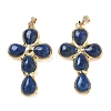 Dyed Natural Lapis Lazuli Pendants GG-CBA9F30-02G-17-1