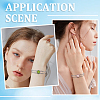 8Pcs 304 Stainless Steel Bracelets Setting Making MAK-SC0001-28-5