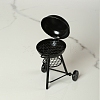 Plastic BBQ Grill Miniature Ornaments PW-WGFFD91-01-4