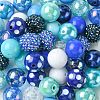 50Pcs Chunky Bubblegum Round Acrylic Beads SACR-CJ0001-64-6