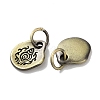 Tibetan Style Brass Pendants KK-M284-40AB-2