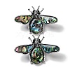 Tibetan Style Alloy Insect Brooches JEWB-A021-03AS-01-1