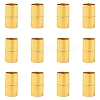 8Pcs Brass Magnetic Clasps KK-YW0003-10G-1