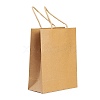 DIY Rectangle with Monkey Pattern Kraft Paper Bag Making Set DIY-F079-04-5