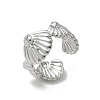 304 Stainless Steel Cuff Open Ring Setting SA-CBA37BC-08C-P-1