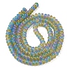 Baking Paint Glass Beads Strands DGLA-C003-01B-3