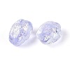 Handmade Foil Glass Beads Strands FOIL-N033-02D-3