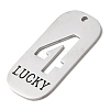 304 Stainless Steel Pendants STAS-D200-02E-P-2