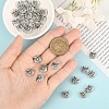30Pcs Tibetan Style Alloy Beads TIBEP-YW0002-10-3